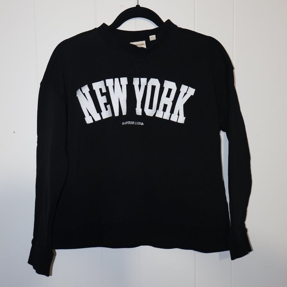 Scotch & Soda New York‎ Crewneck Sweatshirt Black (Women’s M)